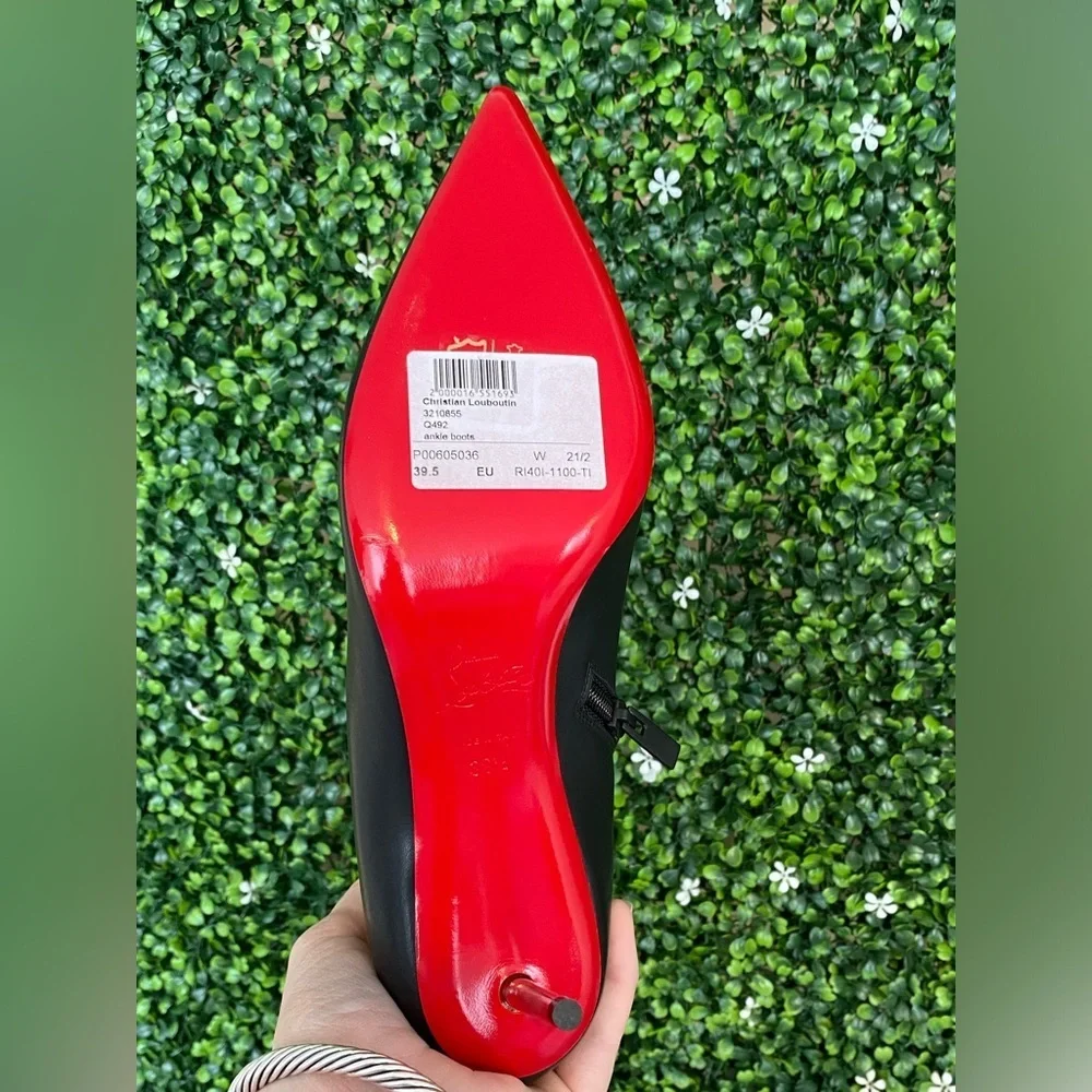 Christian Louboutin Epic Booty Leather Ankle Boots 70‎